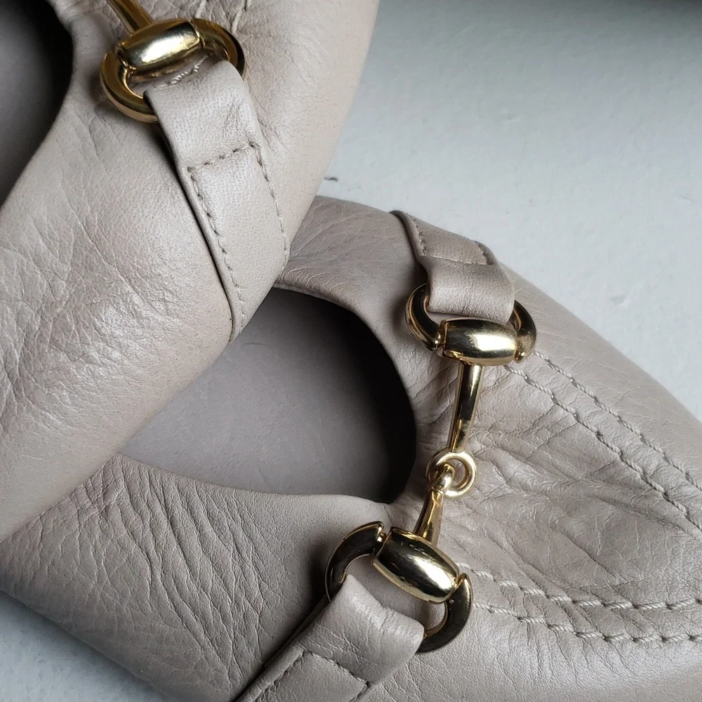 Carmela Women's Chic Beige Pointed Toe Slingback Flat Leather Loafers. NWT - Picture 10 of 14